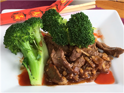 Broccoli with Beef and Ginger
