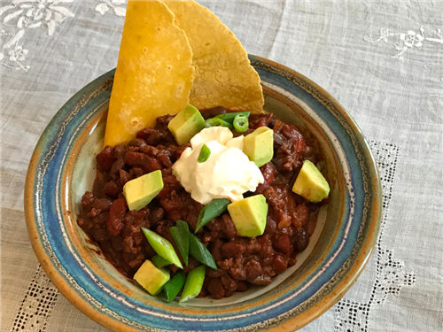 Chili with Cinnamon and Cacao