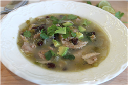Green Chile and Lime Chicken Stew