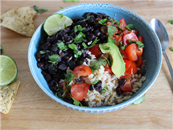 Latin-Style Black Beans and Rice