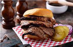 Mesquite Smoked Brisket (Done in your oven, no smoker or grill required!)