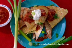 Bacon-Scallion Quesadillas