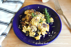 Caramelized Onion and Mushroom Scramble