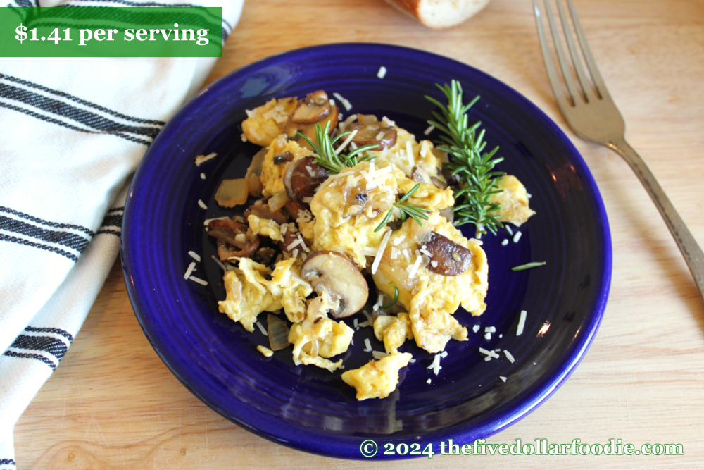 Caramelized Onion and Mushroom Scramble