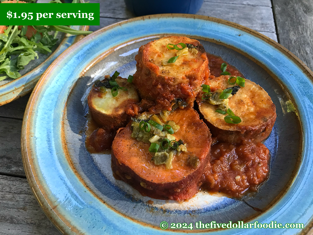 Caramelized Sweet Potatoes with Tomato, Cardamom, and Cilantro