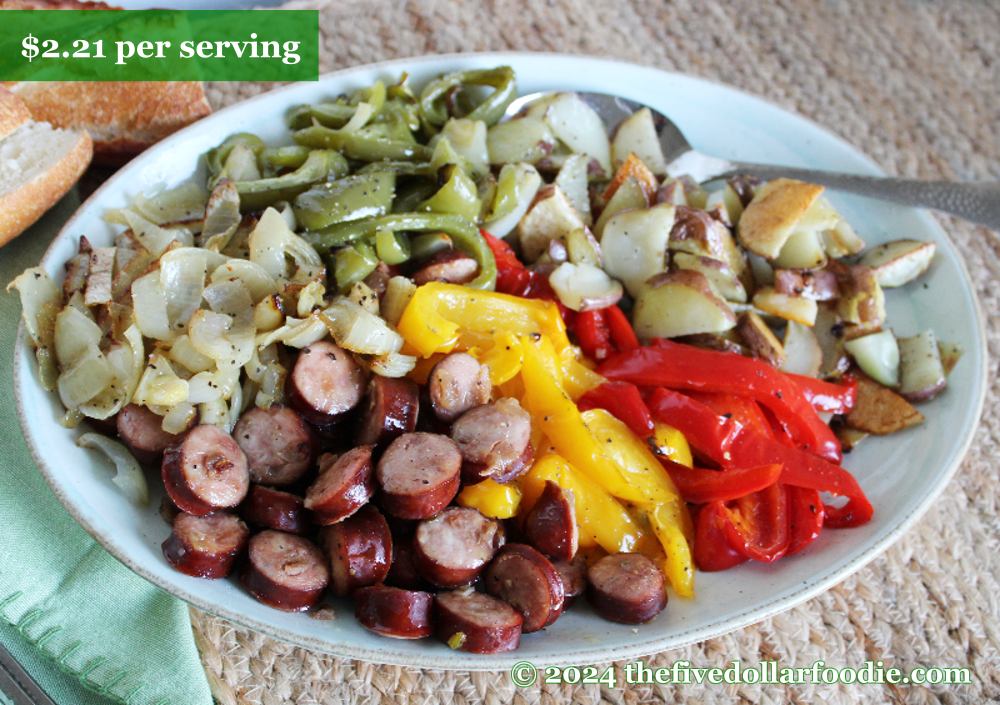 Chicken-Apple Sausage with Roasted Vegetables