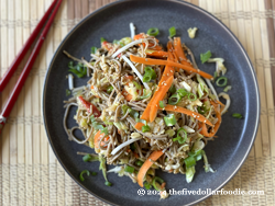 Japanese Soba Noodles with Fresh Vegetables