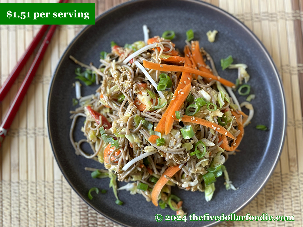 Japanese Soba Noodles with Fresh Vegetables