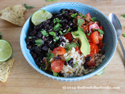 Latin-Style Black Beans and Rice