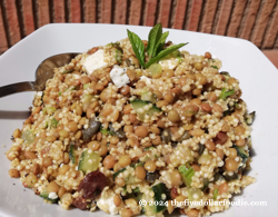 Mediterranean Quinoa-Lentil Salad with Fresh Herbs