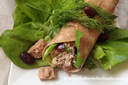 Olive and Herb Tuna Wrap