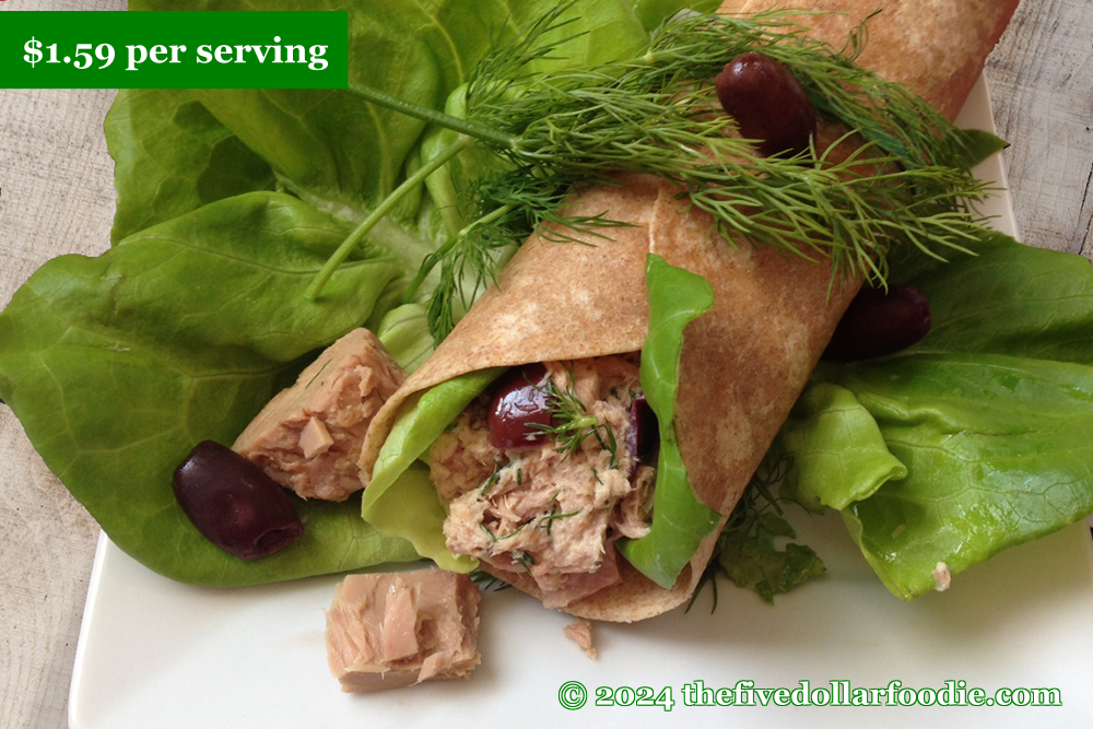 Olive and Herb Tuna Wrap