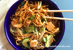 Pan-Fried Noodles with Tofu and Soy-Chili Sauce