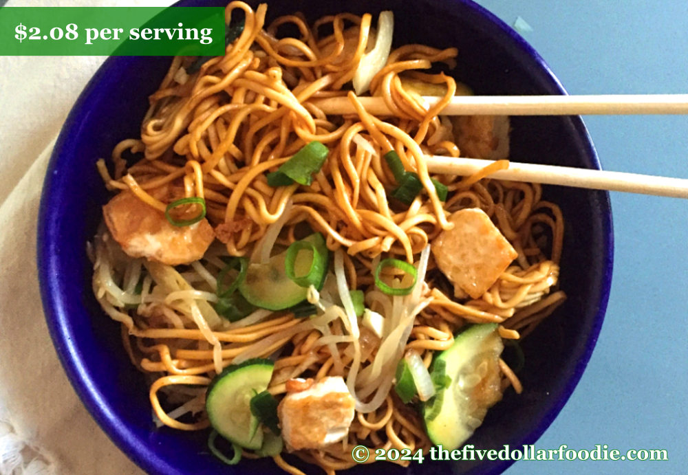 Pan-Fried Noodles with Tofu and Soy-Chili Sauce