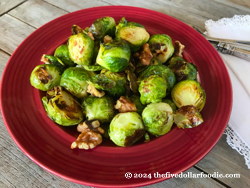 Roasted Brussels Sprouts with Walnuts