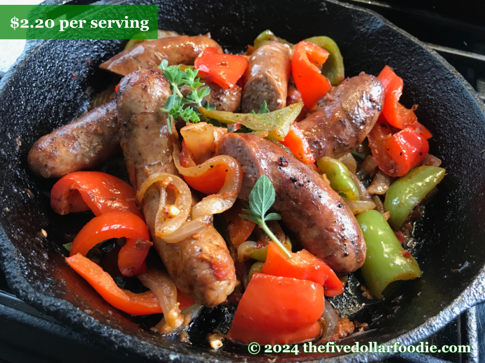 Sausage, Peppers and Onions