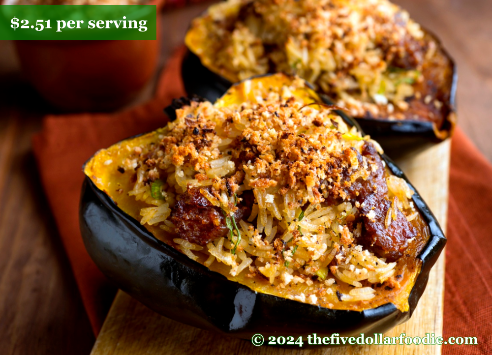 Squash Stuffed with Spicy Beef