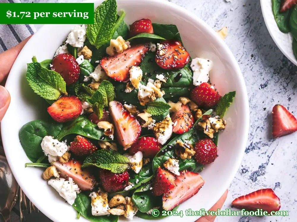 Strawberry Salad with Maple-Balsamic Vinaigrette